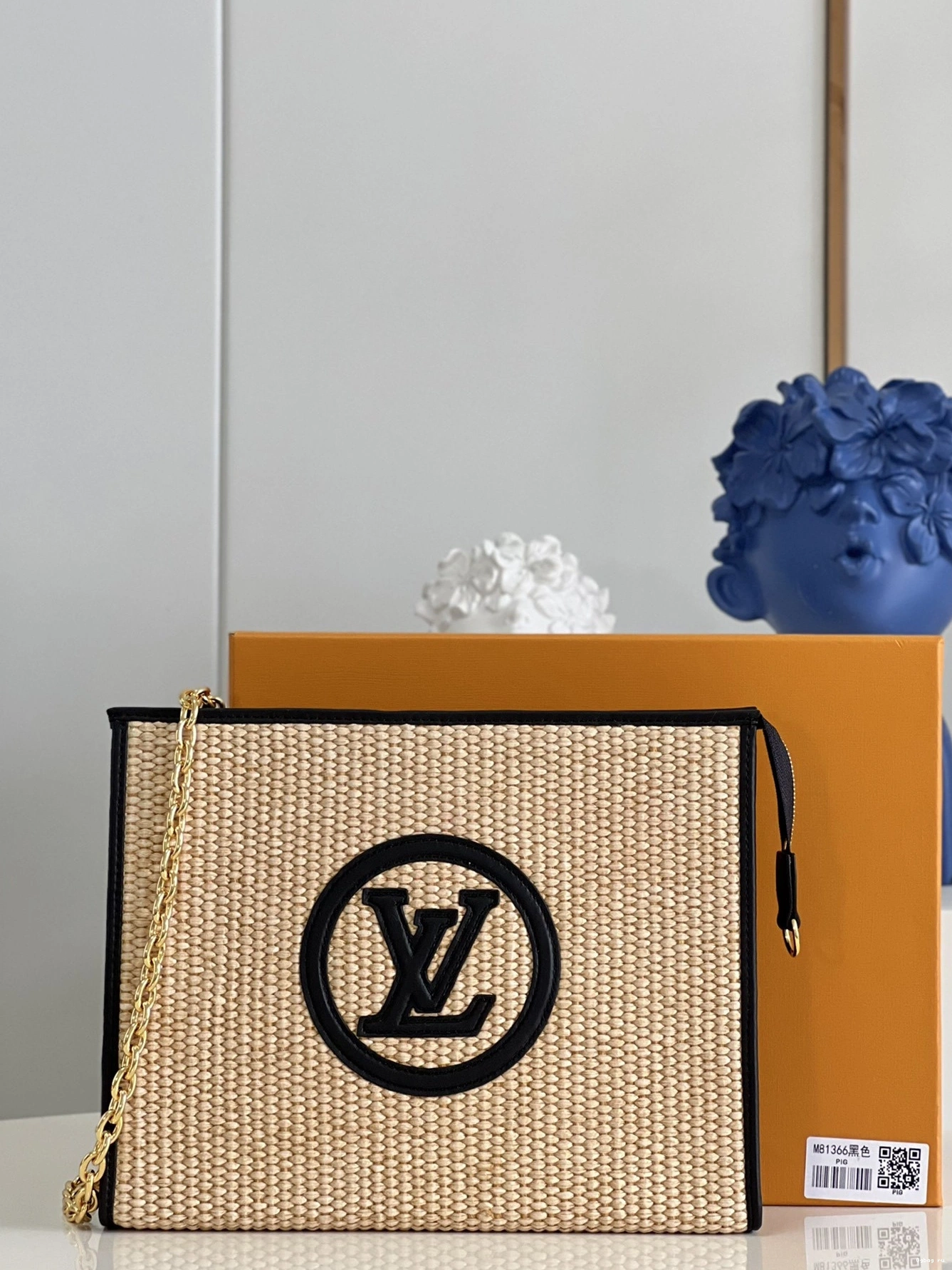 LOUIS TOILETRY ON POUCH CHAIN VUITTON 0726
